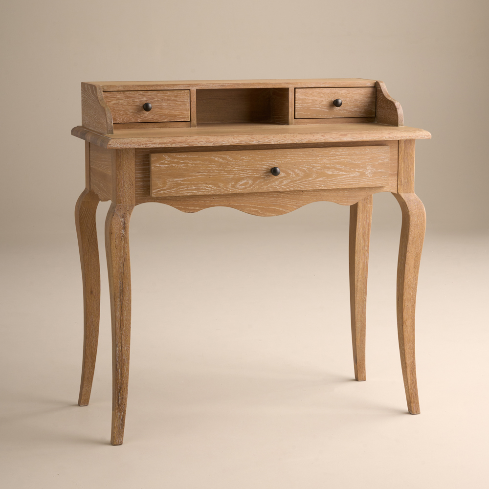 Sienna Beau Dressing Table, Weathered Oak